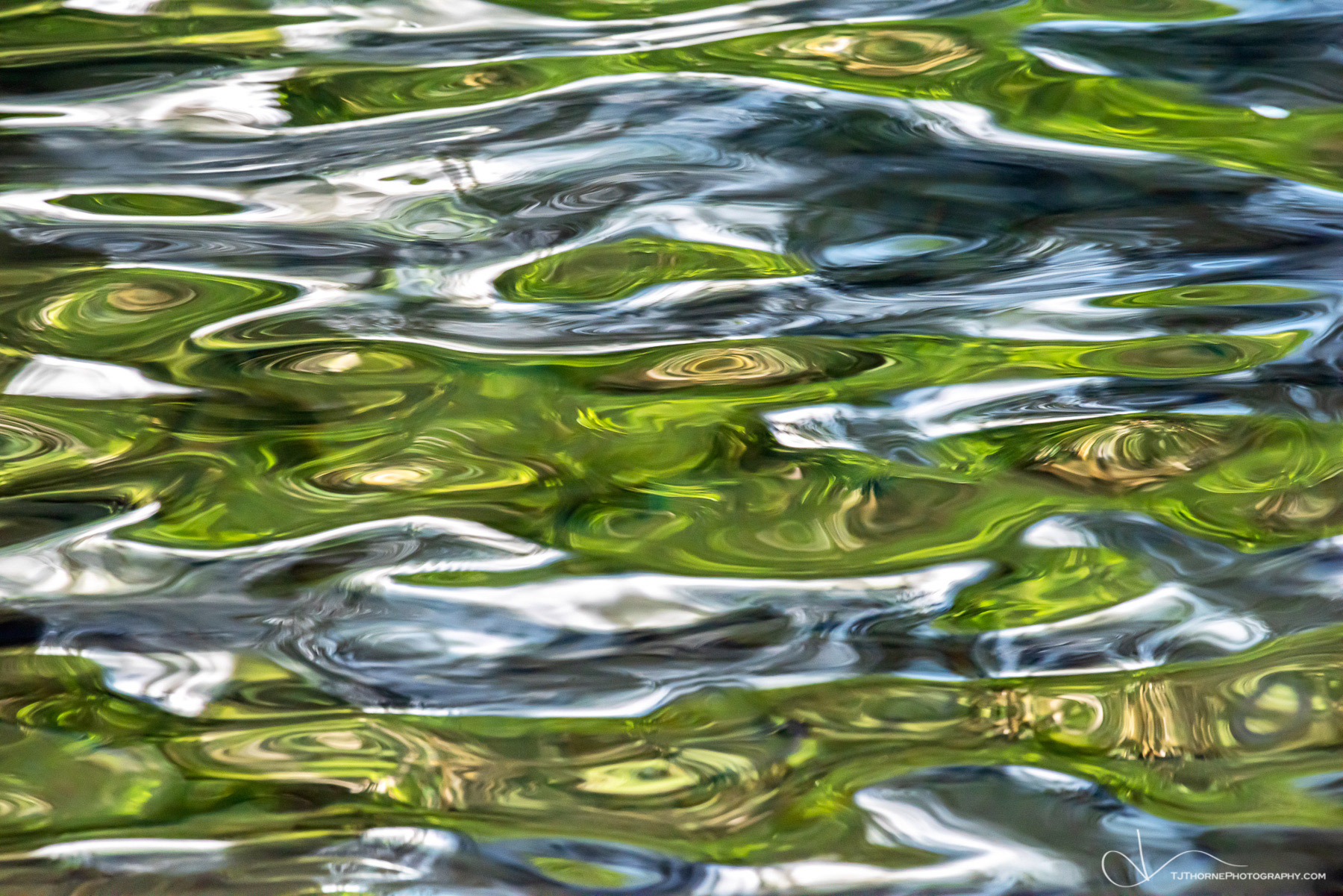 abstract, water, green, white, horizontal